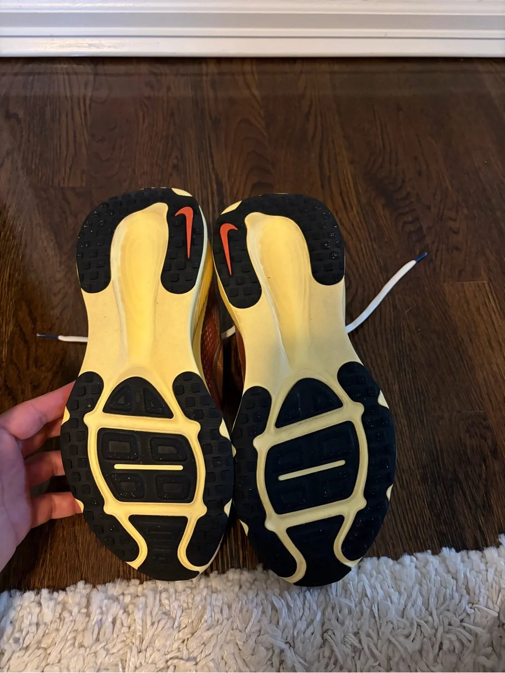 Nike Air Vomero 18 Yellow and Red Men’s ZoomX Running Sneakers